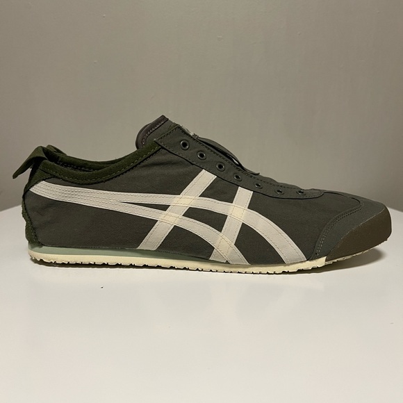 Onitsuka Tiger MEXICO 66 SLIP-ON 1183B603 301 MANTLE GREEN BIRCH US 12 EU 46.5 - Picture 4 of 14